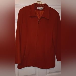 Norton McNaughton burnt orange coat